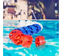 DUOAZJL Séparateur De Couloirs De Piscine Flottant, De 1,0 À 18,3 M, pour La Compétition De Natation en Eau Peu Profonde, Séparation De Profondeur, Facile À Installer(Nylon,15m/50ft)