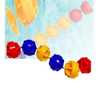 DUOAZJL Séparateur De Couloirs De Piscine Flottant, De 1,0 À 18,3 M, pour La Compétition De Natation en Eau Peu Profonde, Séparation De Profondeur, Facile À Installer(Steel wire,15m/50ft)