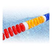 DUOAZJL Séparateur De Couloirs De Piscine Flottant, De 1,0 À 18,3 M, pour La Compétition De Natation en Eau Peu Profonde, Séparation De Profondeur, Facile À Installer(Nylon,1m/3.3ft)