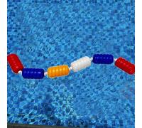 DUOAZJL Séparateur De Sécurité Flottant Réglable pour Piscine, Ligne De Couloir De Nage, Corde De Sécurité Anti-Ondes Réglable De 3,3 À 60 Pieds, Facile À Installer(Nylon,6m/20ft)