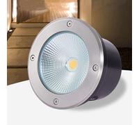 DUOAZJL Spot Encastrable Exterieur, LED Enterré Lumière IP66 Étanche AC85-265V Spot Encastré Au Sol pour Jardin Carré Villas Terrasse Pelouse Chemins Éclairage Paysager(Warm White,50W(AC85-265V))