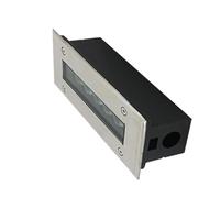 DUOAZJL Spot LED Encastrable Exterieur - Enterré Yard Lampe, Lumière Souterraine Linéaire Rectangulaire, IP67 Étanche Lumières D'allée de Couloir Lumière de Marche D'escalier(Red,85-245V(3W))