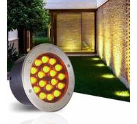 DUOAZJL Spot LED Exterieur Projecteur - IP67 Étanche Lampe Encastrable Eclairage pour La Construction d'une Cour-Jardin, Certificat CE ROHS FCC(Warm White,48w(85-265v))