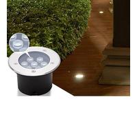DUOAZJL Spot LED Exterieur Projecteur - IP67 Étanche Lampe Encastrable Eclairage pour La Construction d'une Cour-Jardin, Certificat CE ROHS FCC(Warm White,48w(85-265v))