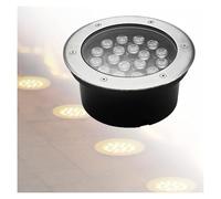 DUOAZJL Spot LED Exterieur Projecteur - IP67 Étanche Lampe Encastrable Eclairage pour La Construction d'une Cour-Jardin, Certificat CE ROHS FCC(Warm White,15W(85-265v))