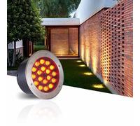 DUOAZJL Spot LED Exterieur Projecteur - IP67 Étanche Lampe Encastrable Eclairage pour La Construction d'une Cour-Jardin, Certificat CE ROHS FCC(Yellow,48w(85-265v))
