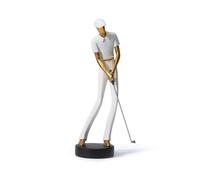 DUOAZJL Statue d'art - Figurine de Golf Statue de Golfeur Décoration d'intérieur Sculpture en polyrésine, Objets de Collection Cadeaux Amusants(B 1)