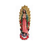 DUOAZJL Statue d'art - Statues de la Vierge de Guadalupe de 30 cm, Statue de Notre-Dame de Guadalupe, Grande Figurine en résine