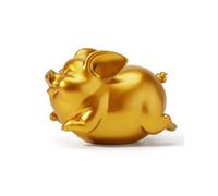 DUOAZJL Statue décorative en Forme de Cochon - Tirelire en Forme de Cochon - Cadeau - Figurine d'art Moderne en polyrésine(#c)