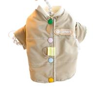 DUOCARA Manteau d'hiver pour petit chien - Vêtement pour chiot - Yorkshire de Poméranie - Caniche bichon, schnauzer - Harnais pour chien