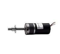 DUOCARA Moteur à engrenages planétaires sans balais M8 à long axe 36-3650 12 V 24 V CC avec moteur de réduction de rotation avant et arrière à vitesse réglable