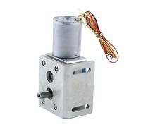 DUOCARA Moteur à vis sans balais en métal 12 V 24 V CC Micro moteur à faible vitesse Jgy-2430 Vitesse réglable Can Cw CCW