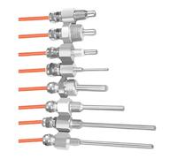 DUOCARA Thermistance étanche NTC Capteur de température 10 K 50 K 100 K avec filetage G1/2 Sonde amovible en acier inoxydable pour système CVC