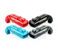 DUOCIYUAN Cap Gun Décapsuleur amusant - Pour une utilisation à la maison, au bar ou lors de fêtes - Noir, gris, bleu, rouge
