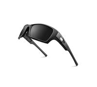 DUOCIYUAN Rave - Lunettes de vélo rapides pour homme et femme - Lunettes de soleil de sport TR90 ultra légères - Polarisées avec plaquettes nasales réglables et branches UV400 - Lunettes de course