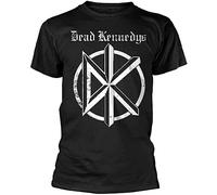 DUOD91HAO Dead Kennedys 'Logo' Black T Shirt - New Manches Courtes(Large)