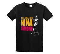 DUOduoAi Nina Simone The Amazing Nina Simone Mens 100% Cotton Tshirt Size L