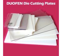 DUOFEN matrices de découpe en métal plaques de découpe plaque de découpe en Nylon blanc pour machine de découpe 2018 nouveau A4LNylon381L225W3T