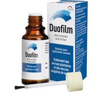 Duofilm Solution Application Cutanée Traitement Verrues Plantaires Et Vulgaires Mains 15ml