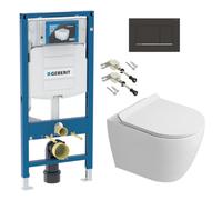 Duofix pack WC bâti-support + WC suspendu sans bride Ceramia PixL avec abattant SoftClose + plaque (GECEPXWT07-FR)