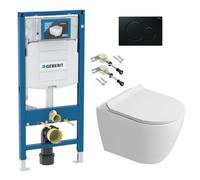 Duofix pack WC bâti-support + WC suspendu sans bride Ceramia PixL avec abattant SoftClose + plaque (GECEPXWT05-FR)