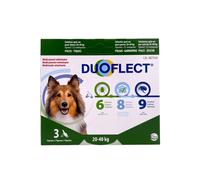 Duoflect 3 Pipettes Chien 20-40kg Anti-tiques et puces