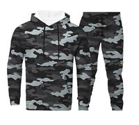 Duohropke Costume de camouflage militaire, ensemble de vêtements d'airsoft, chemise de combat, pantalon pour garçons et filles, uniforme militaire, costume de soldat, Noir 01, XL