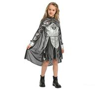Duohropke Costume de chevalier médiéval pour enfant avec cape, casque de chevalier, épée et bouclier, costume de carnaval pour garçon, fête à thème, costume pour enfant, foire commerciale, jour de