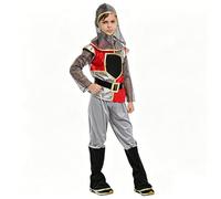 Duohropke Costume de chevalier médiéval pour garçon, fête, mode, costume pour enfant, 5 pièces, costume de carnaval, costume de Morph pour balles, événements thématiques, style cour, cosplay