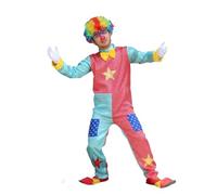 Duohropke Costume de clown pour homme - Combinaison de clown maléfique - Costume de carnaval - Casper - Oiseau amusant - Cirque - Costume de carnaval - Combinaison de cosplay - Pantomime - Costume de