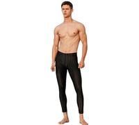 Duohropke Maillot de bain pour homme - Unisexe - Imperméable - Séchage rapide - Legging - Pantalon long réglable - Protection UV - Short de course - Short d'entraînement - Sous-vêtement fonctionnel