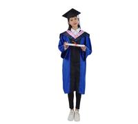 Duohropke Robe de remise de diplôme pour adulte, avec chapeau, étole, cadeau de remise de diplôme, chapeau de docteur et cape, robe de remise de diplôme, tenue de fête, Rose, M
