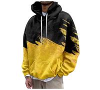 Duohropke Sweat à capuche pour homme - Unisexe - Oversize - Polaire batik - Manches longues - Avec poche - Chaud - Tie Dye - Sweat à capuche décontracté, Violet foncé., XXL