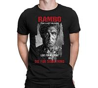 DUOJIMEI Rambo Last Blood Five V T Shirtfor Nothing Or Die Fro Something Mens T-Shirt Size M