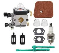 DUOJIN Kit Carburteur pour STIHL FS38 FS45 FS46 FS45C FS46C FS55C FS55 FS55R FS55RC FS74 FS75 FS80 FS85 KM55 HL45 KM55R, Kit Remplacement de Débroussailleuse Tondeuse à gazon Carburateur C1Q-S97