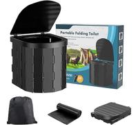 DUOJIN Toilettes portables pour camping, voiture, voyage, plein air, randonnée, excursions, bateau, plage, tente