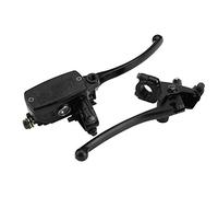 Duokon 1 jeu 1"25mm Maître-Cylindre Leviers,Maître-cylindre de Frein de moto en Alliage D'aluminium pour 400 600 Magna 250 Steed 400 (noir)