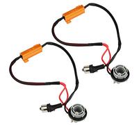 Duokon 2 pièces 1156/7506 / P21W Connecteur de Résistance de Charge, Faisceau de Fils de Clignotant à LED