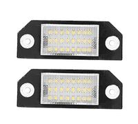 Duokon 2 pièces Lampe à DEL à Plaque d'immatriculation à 24 LED Éclairage de la Plaque d'Immatriculation pour C-MAX Focus MK2 (6000K)