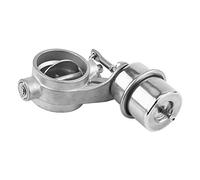 Duokon 2 pouces Valve de Contrôle D'échappement de voiture,Découpe D'échappement Activée par vide D'acier Inoxydable,Ouvrir Fermer Options(Style ouvert)