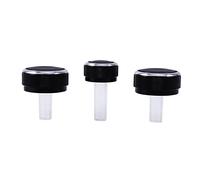 Duokon Bouton de commande du tableau de bord de chauffage A/C Boutons de commande noirs pour Golf MK4 Passat B5 Bora