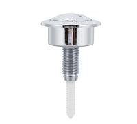 Duokon Bouton de Réservoir de Toilettes Double Chasse Abs 48mm | ABS Plastique, Utilisation en Salle de Bain Humide, Robinet de Chasse Adapté pour Siamp Optima 49, Twyford CF1003CP,