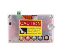 Duokon Carte de Dérivation d'alimentation ATX, Carte de Dérivation de Tension Réglable en Acrylique PCB 1,8 V à 10,8 V 3 A avec Interrupteur Tactile à Affichage LED pour Bricolage électronique Test