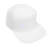 Duokon Casquette LED Bluetooth Programmable, Texte Modifiable Via Application, pour Concerts en Plein Air et Carnaval (WHITE)