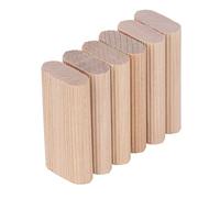 Duokon Cheville en Hêtre avec Butée, Bloc D'Insertion pour Assemblage de | Hêtre Massif Naturel, Lot de 50, Design Rectangulaire, Non Rotatif pour un Alignement Précis, Surface Plane et uniforme.