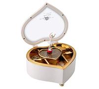 Duokon d'anniversaire boîte à musique boîte à bijoux boîte à bijoux Danse de ballet en forme de coeur