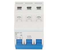Duokon Disjoncteur Miniature 3P 6A 400V, Montage sur Rail Pa66 Din pour la | Capacité de Coupure de 4 500 A, Conception Modulaire pour Boîte de Distribution Résidentielle, Protecteur de Court-circuit