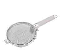 Duokon Filet à café en Acier Inoxydable avec Poignée Pliante, pour Cuisinière à Gaz et Camping, Torréfaction à Feu Ouvert, capacité de 120 G, Passe au Lave-vaisselle