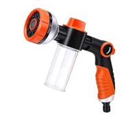 Duokon Fixation de Tuyau de Lavage pour Chien, 8 Modes de Pulvérisation, Buse de Pulvérisation avec Distributeur de Savon et Débit D'eau Réglable pour Douche D'animaux, Lavage de