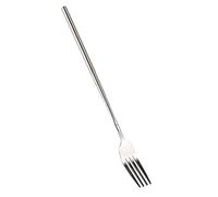 Duokon Fourchette Télescopique, Fourchette De Barbecue Extensible Fourchette À Dessert De Fruits Télescopique Couverts en Acier Inoxydable À Long Manche